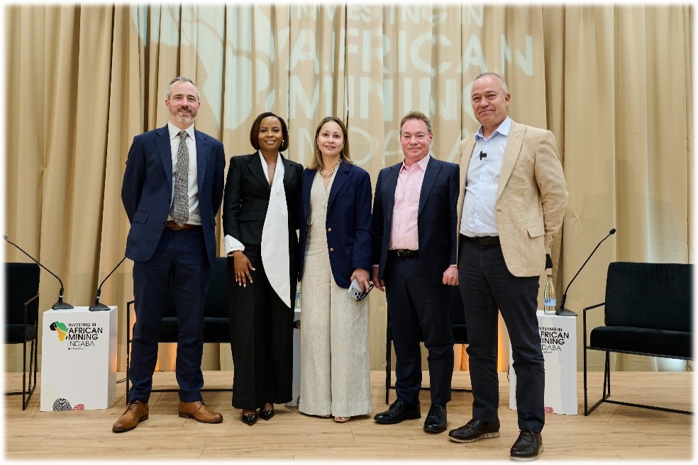 CEO, Bontle Aphane, alongside Mining Indaba Panellists